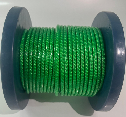 PVC coated steel wire rope 7X7