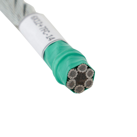 6X12+7FC Electro Galvanized Steel Wire Rope Fiber Core Dry Surface