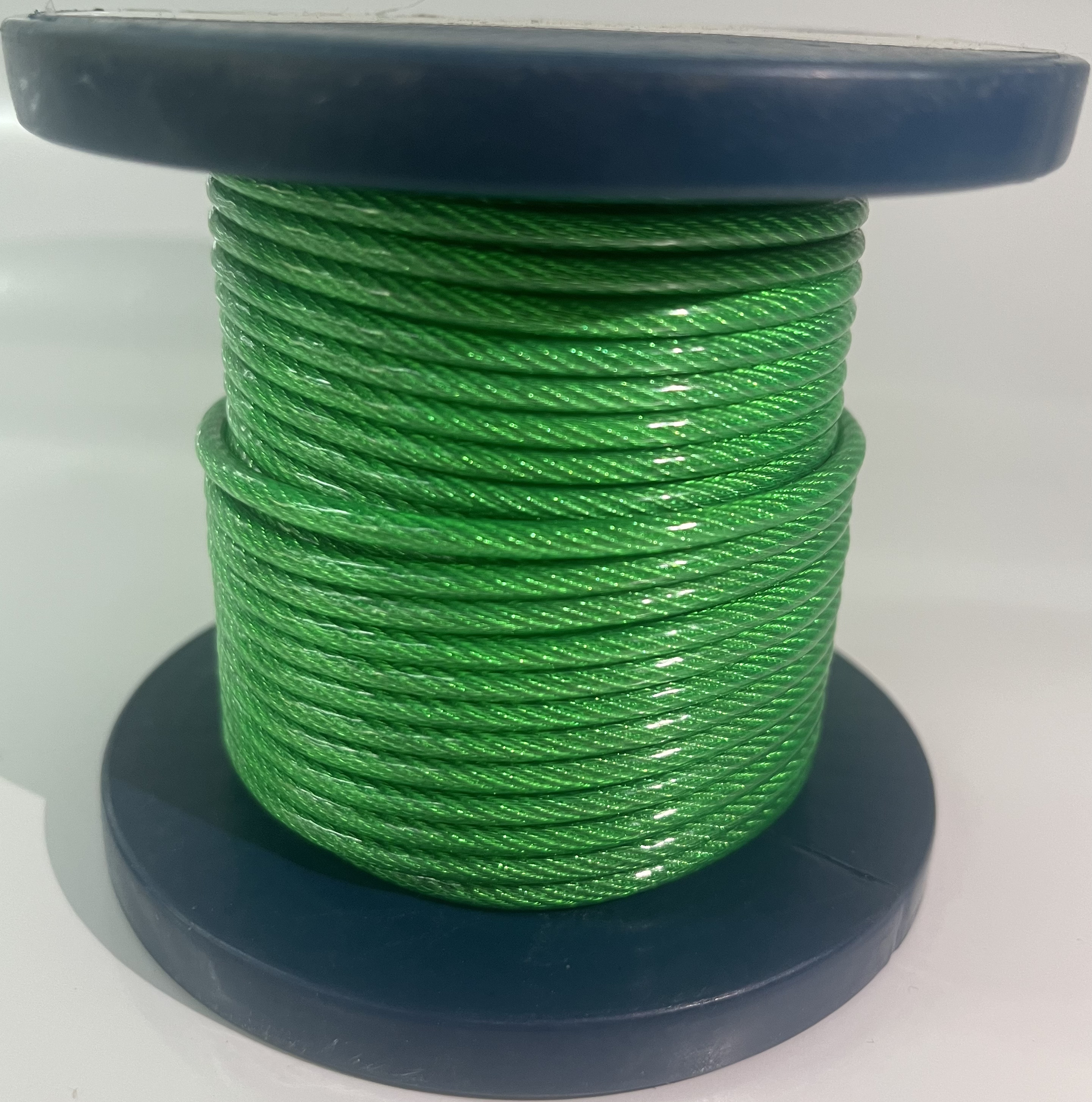 PVC coated steel wire rope 7X7