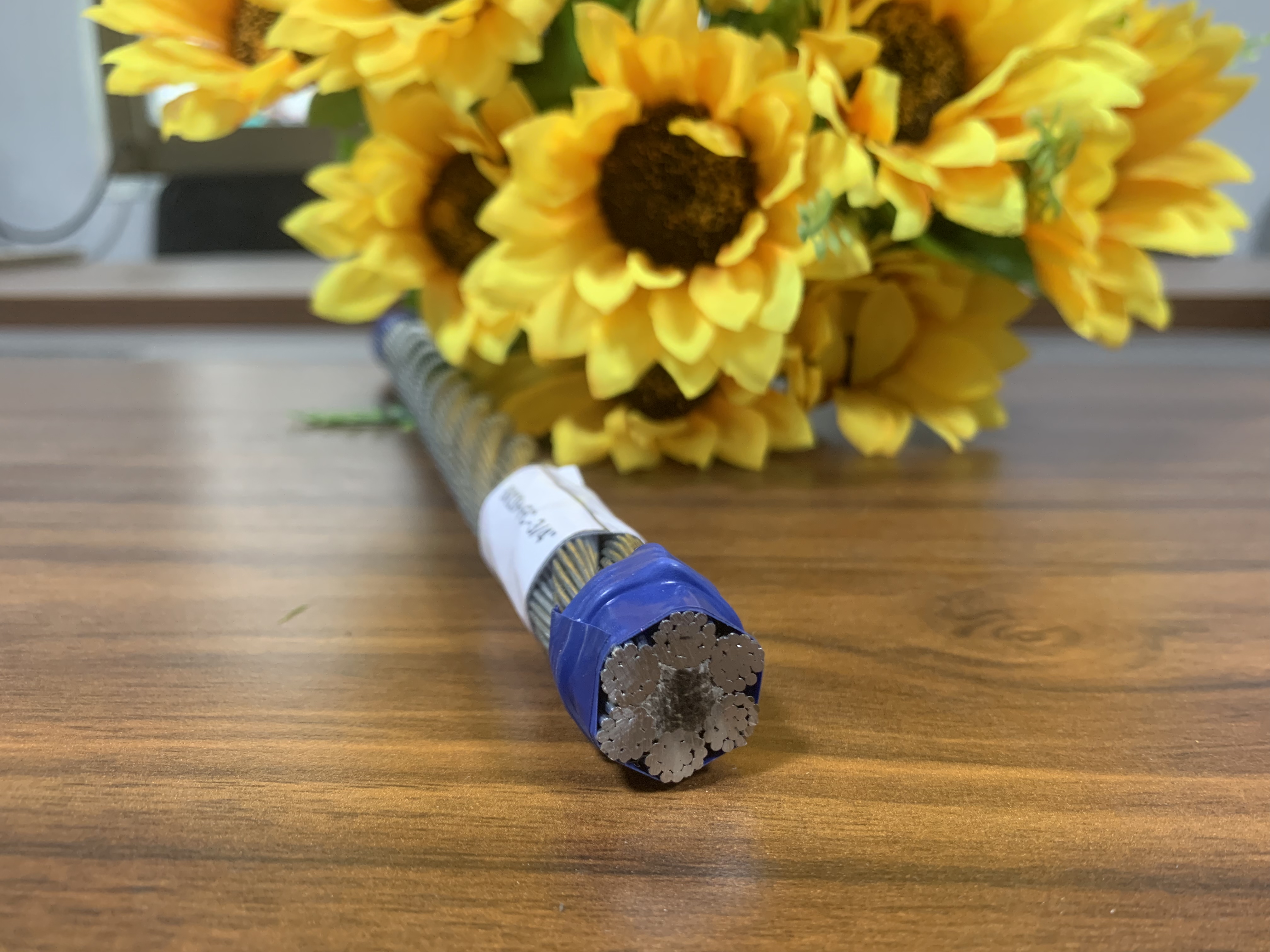 Electro Galvanized 7x19 6x19+IWS/IWRC Steel Wire Rope Steel Core