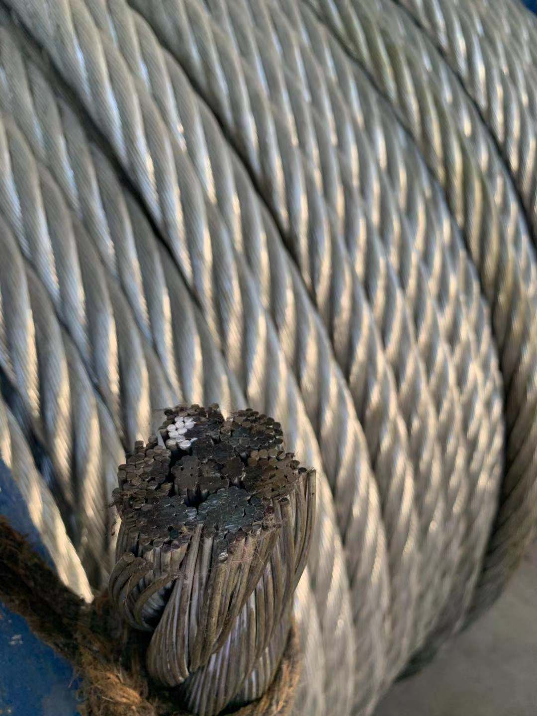  Electric Galvanized Steel Wire Rope 6*37+FC 