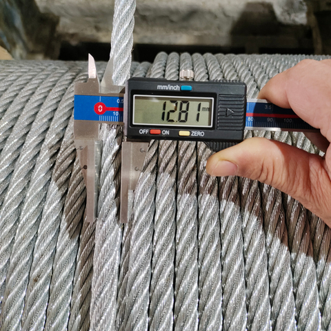Galvanized Steel Wire Rope 6x19+IWS/IWRC 7x19 Lifting Rope