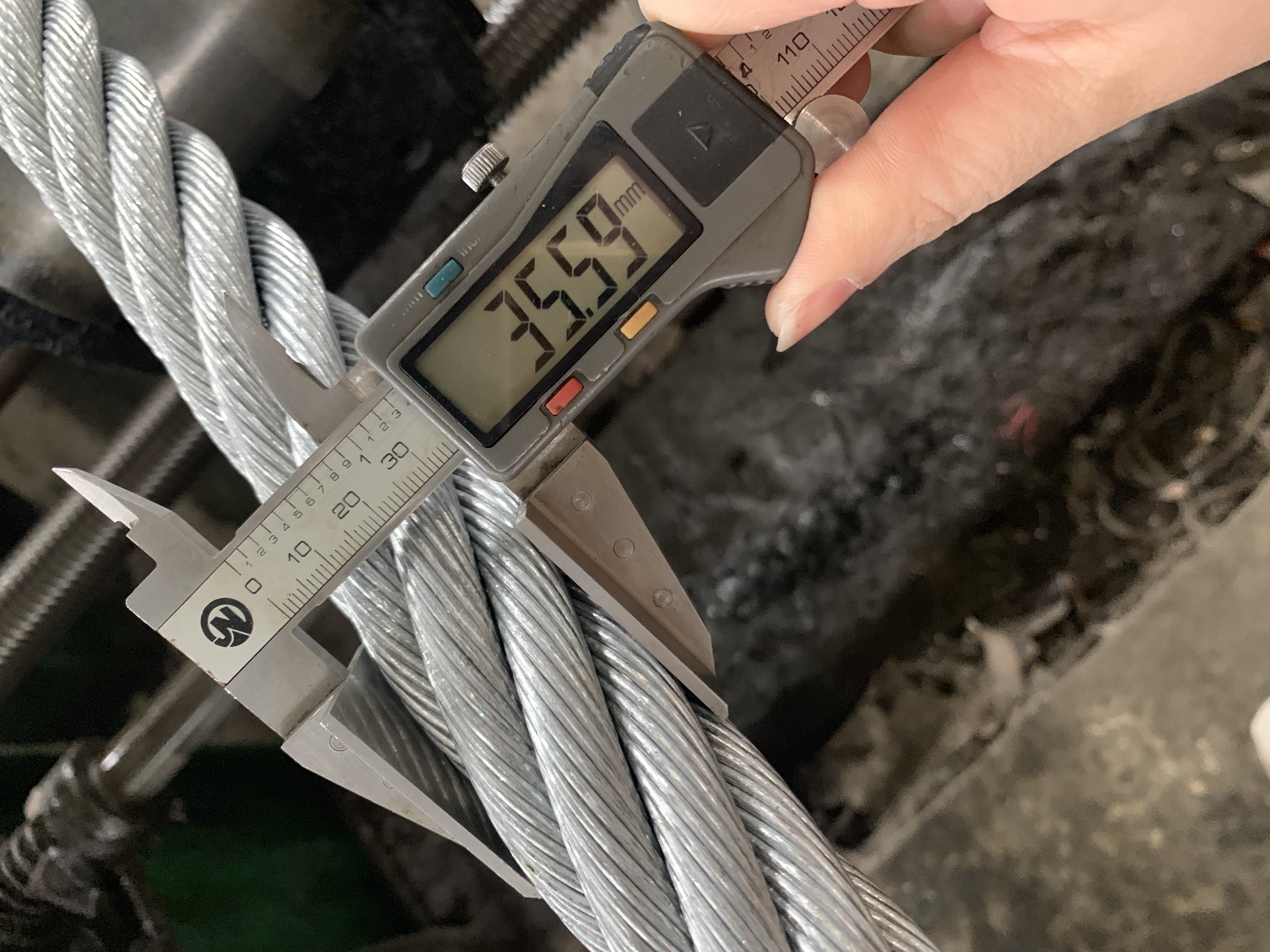  Electric Galvanized Steel Wire Rope 6*37+FC 