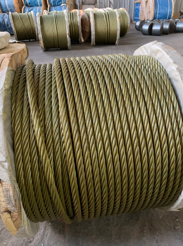 Ungalvanized Steel Wire Rope 6x37+IWRC/FC Lifting Rope for Crane 