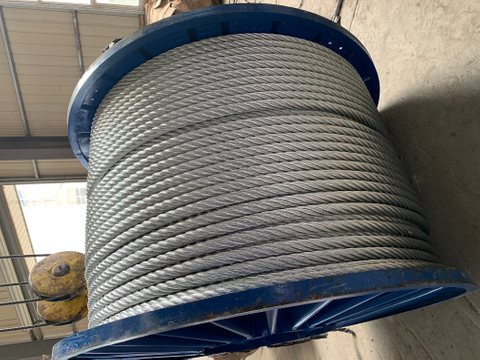  Electric Galvanized Steel Wire Rope 6*37+FC 